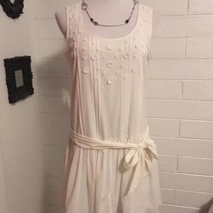 Juicy Couture Dress Size 8 Color White 100% Cotton
